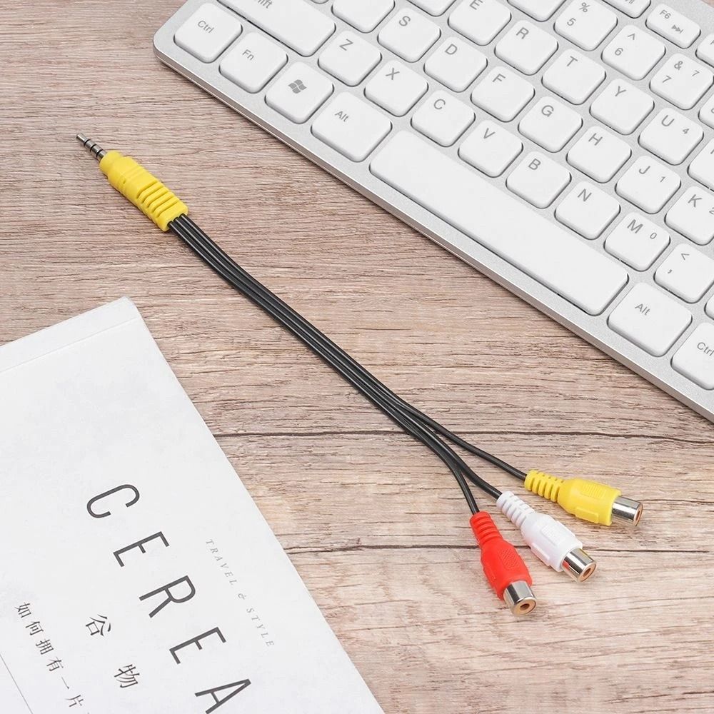Cable Extension 3.5 - Кабель Durale 3 RCA (гнездо) -