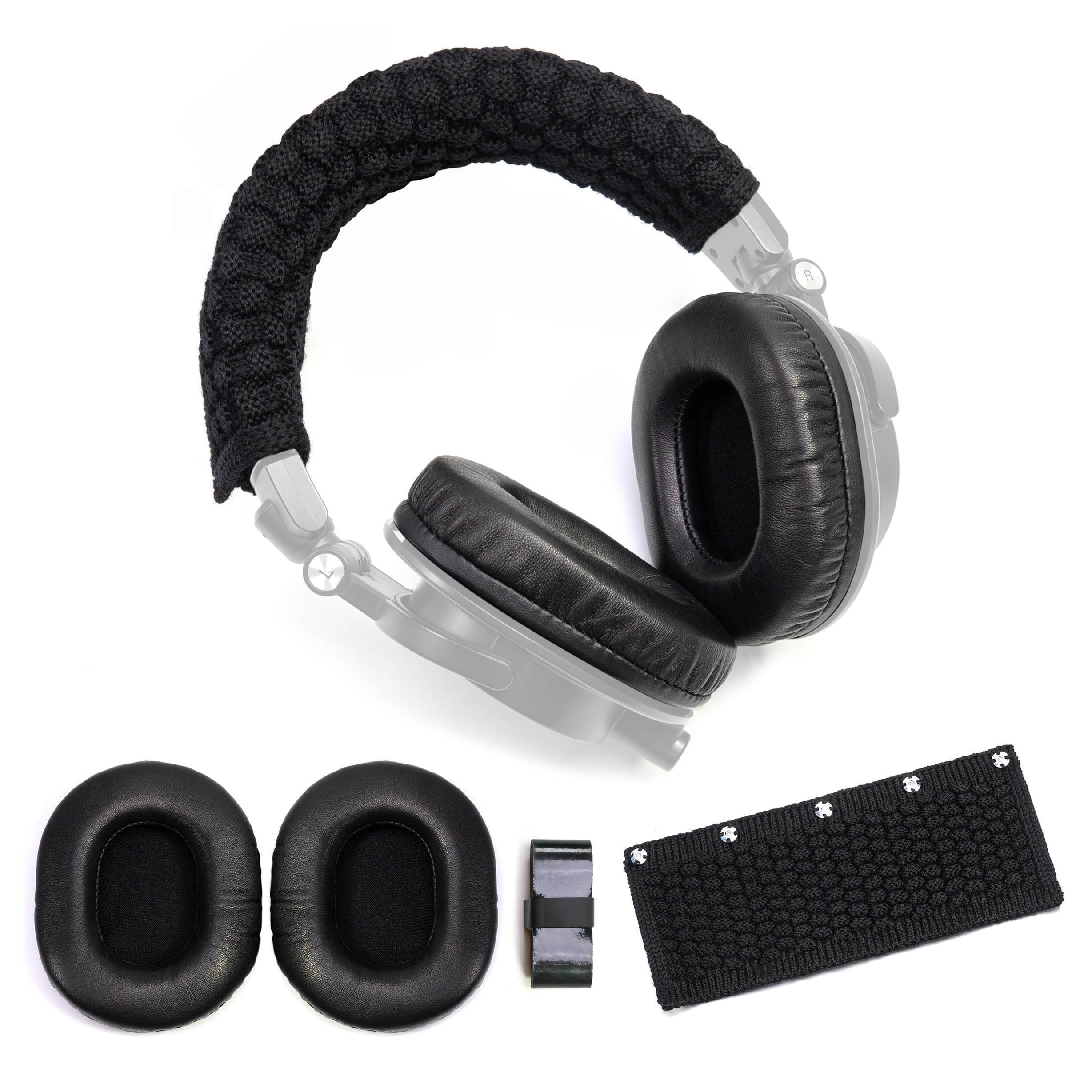 Audio Technica Headphone Ath-M50X - Амбушюры из шкуры ягненка, шерстяная повязка