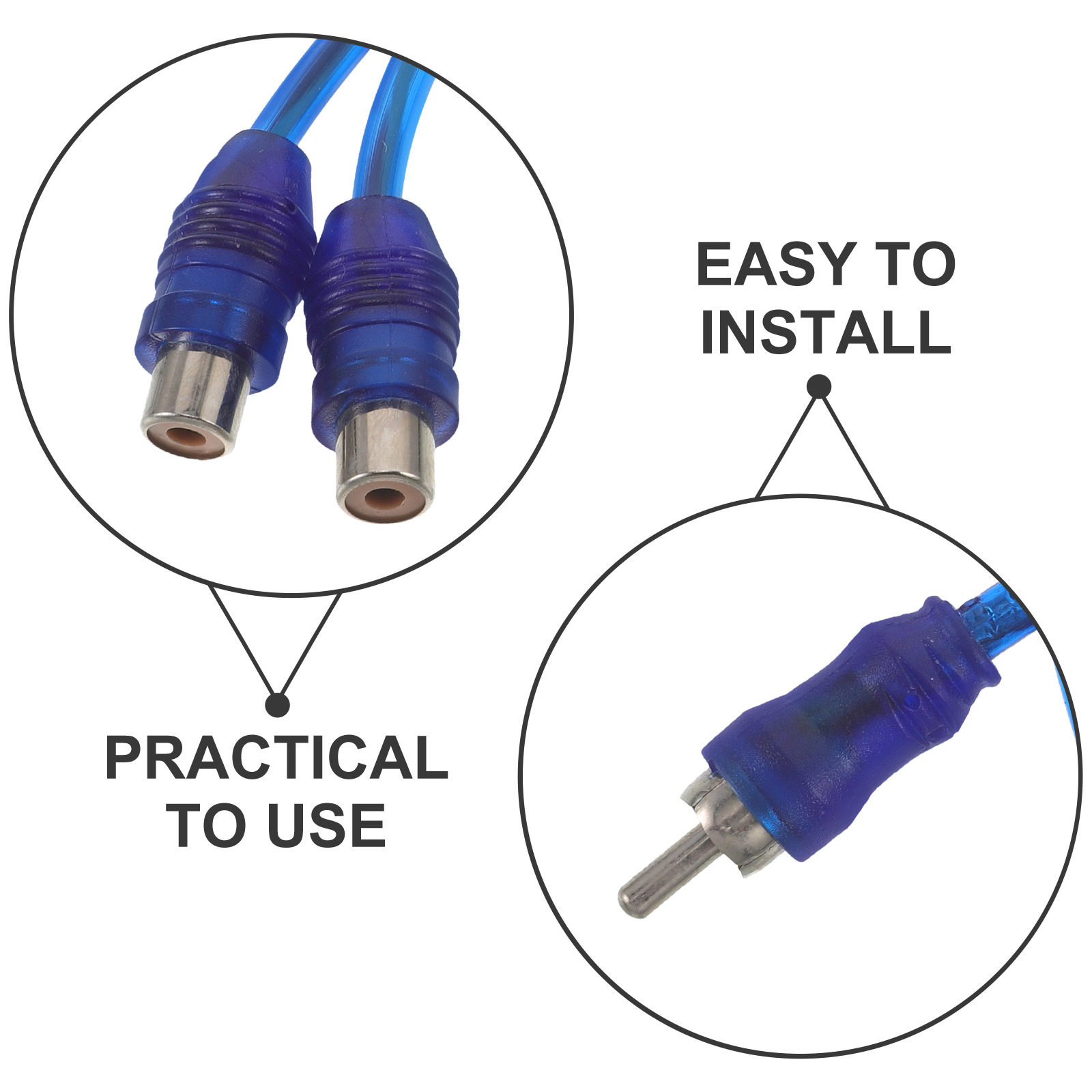 10 шт. RCA Y-образный разветви – обзор и цена Audio Splitter Y