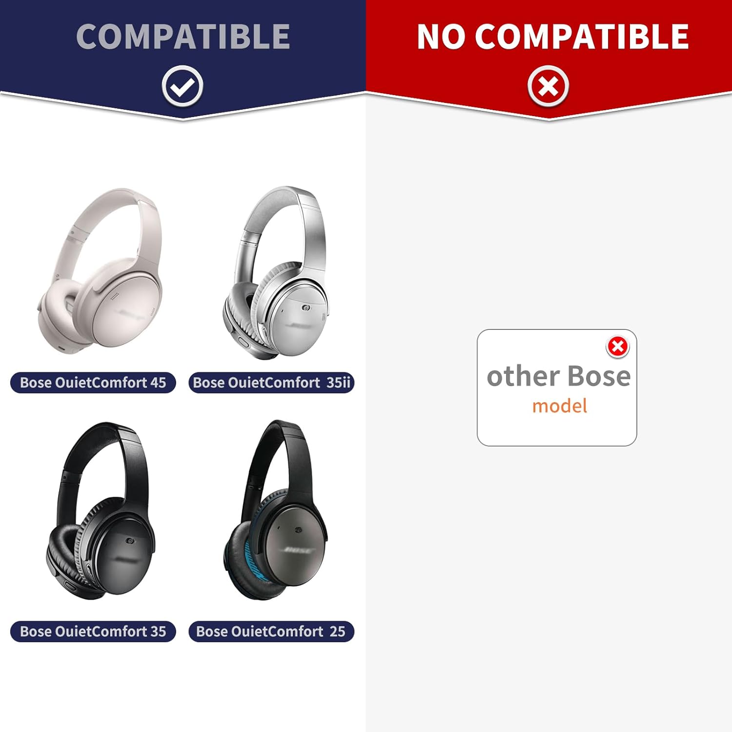 Обновленные охлаждающие гелевы – обзор и цена Bose Headphone Qc45