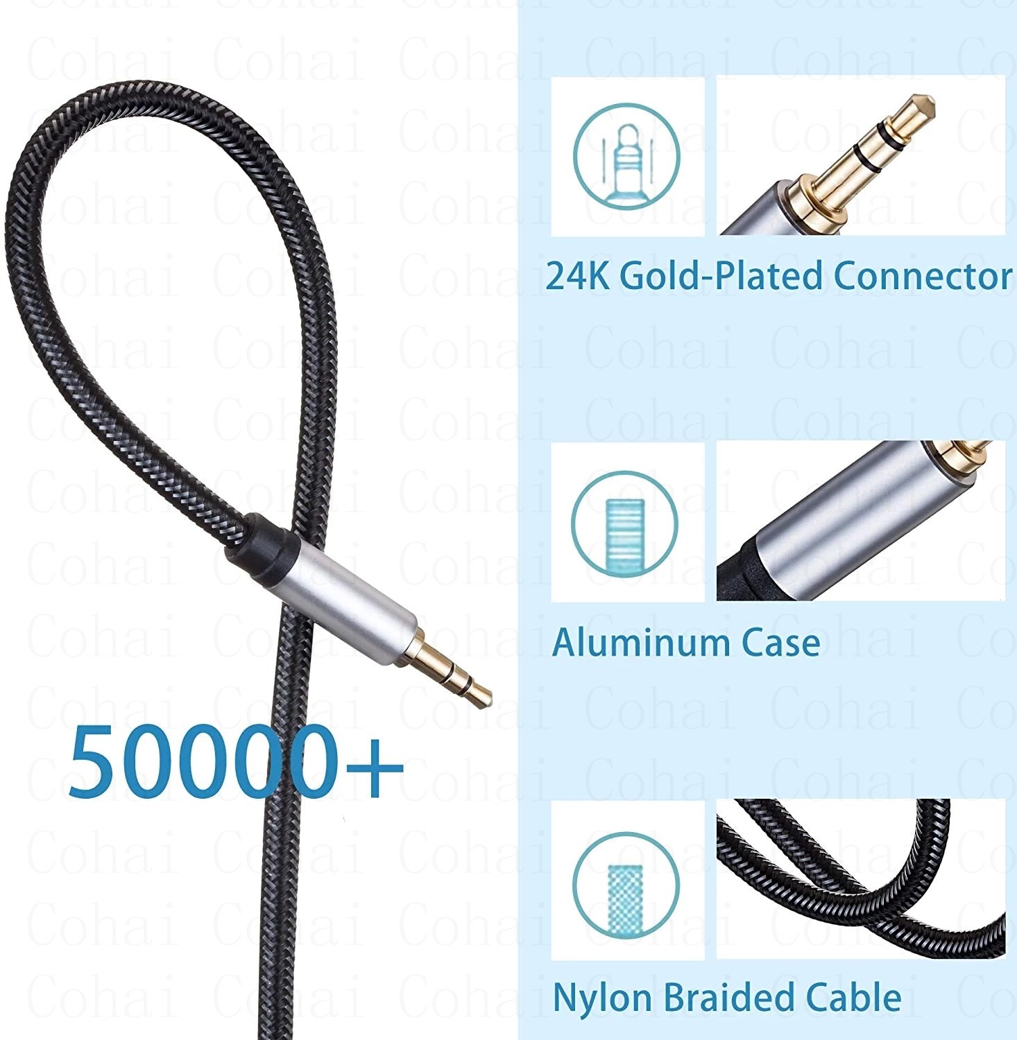 Аудиокабель с разъемом 3,5 мм  – обзор и цена Cable Extension 3.5