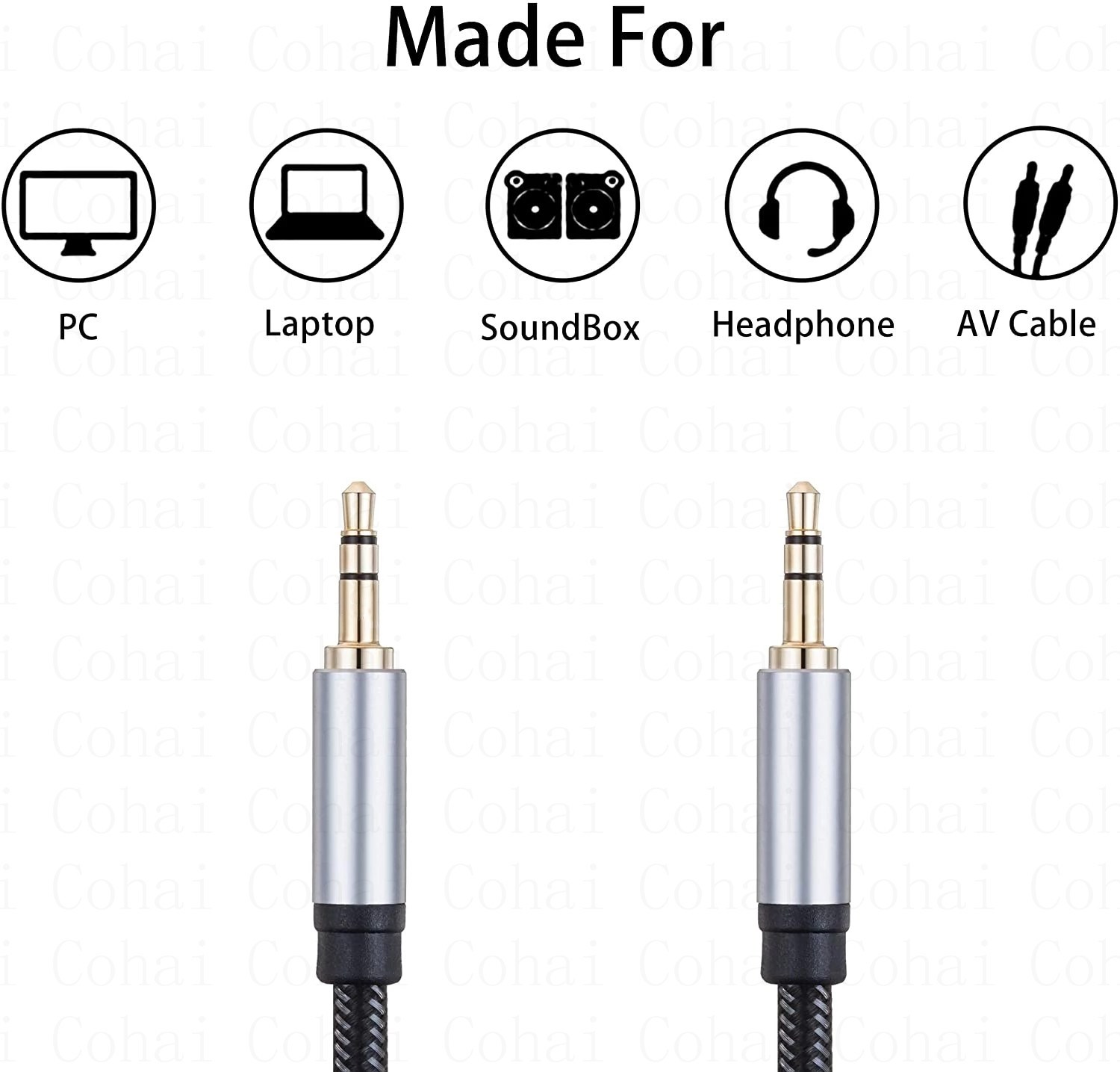 Аудиокабель с разъемом 3,5 мм  – обзор и цена Cable Extension 3.5