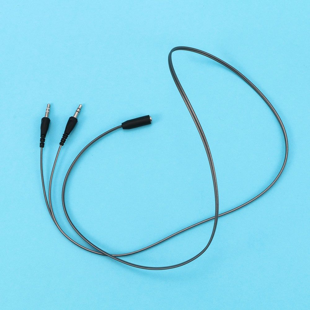 1 м 3,5 мм гнездо на 2 штекера – обзор и цена Earphone Splitter Jack