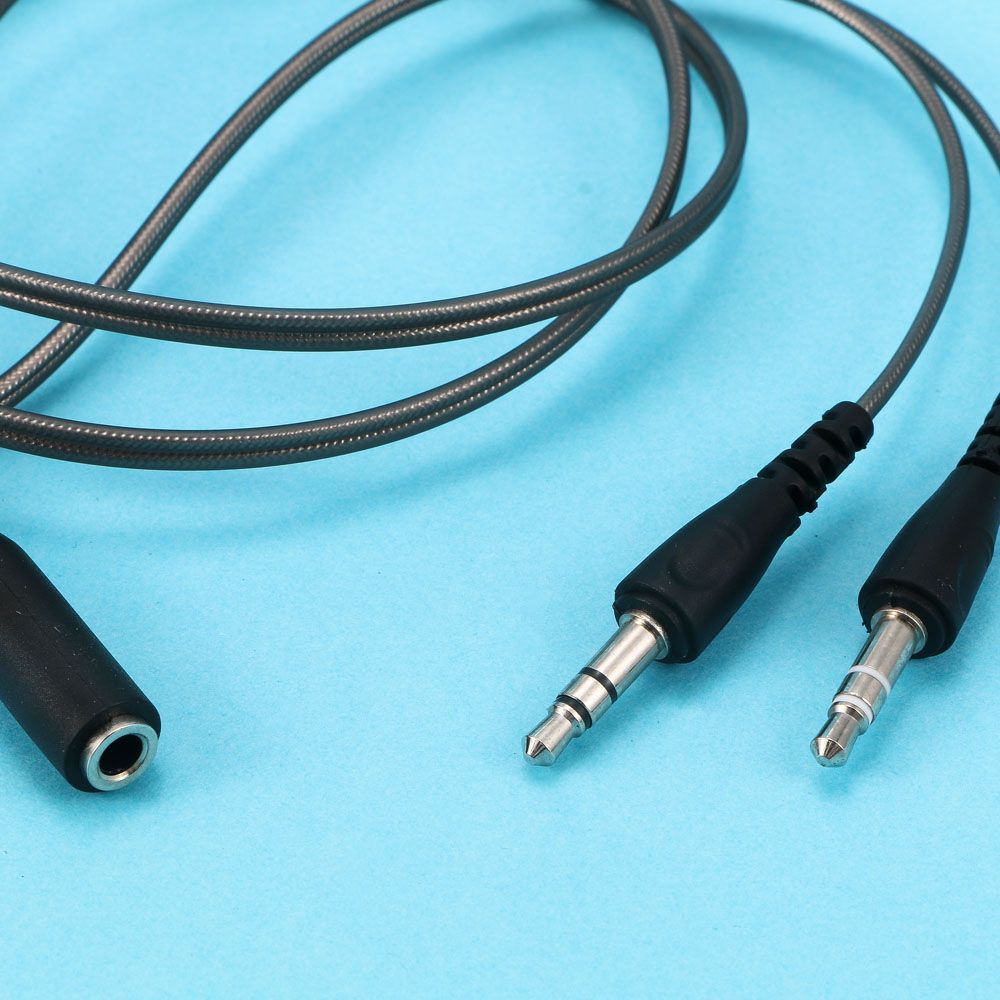 1 м 3,5 мм гнездо на 2 штекера – обзор и цена Earphone Splitter Jack