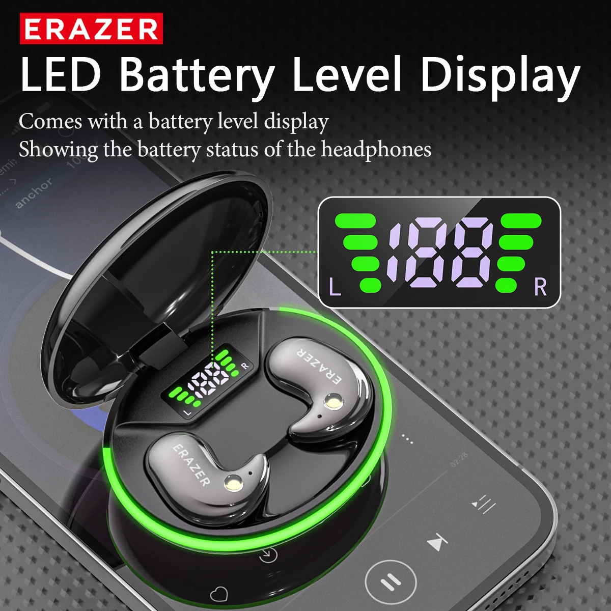 Наушники-вкладыши EARZER XF58  – обзор и цена Wireless Earbuds Tws